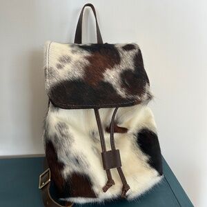 Cowhide Backpack